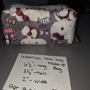 Lesportsac Hello Kitty make up bag pouch